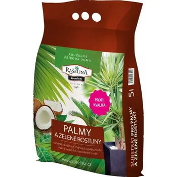 Substrát Substrát - Palmy 5 l Raš.| Substrát pro palmy a zelené rostliny je speciální substrát pro nejběžnější pokojové palmy a podobné exotické zelené rostliny.