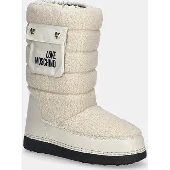 Dámská zimní obuv Sněhule Love Moschino JA24452G0NISM12A béžová 01X, EUR 41/42