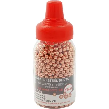 Diabolka Broky BB BORNER cal.4,5mm 1500ks zlaté dóza