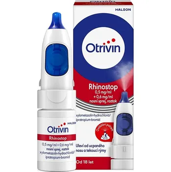 Nosní sprej OTRIVIN Rhinostop 0.5mg + 0.6mg/ml nosní sprej 10&nbsp;ml