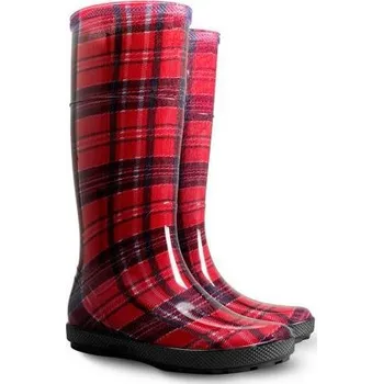 Pracovní obuv DEMAR HAWAI LADY PRINT 0076AD / Dámské kostkované holinky 40