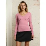 Sinsay - Žebrované tričko s dlouhým rukávem - jiné - 527HC-37X - 527HC-37X-L