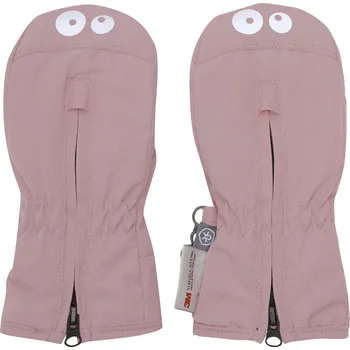 Rukavice Color Kids Mittens Zipper pudrově růžové 6-12