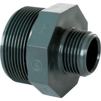 Fitinka VÁGNER POOL PVC tvarovka - Dvojnipl redukovaný 3/4“ x 1/2“ (vnější rozměr) vp-0205600403