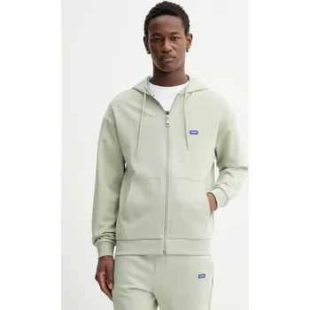 Pánská mikina Bavlněná mikina Hugo Blue Nadarasi 50539895 zelená 77X, vel. S