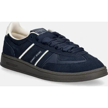 Pánské tenisky Semišové tenisky Tommy Jeans THE GREENWICH EDGE SUEDE EN0EN02924 námořnická modř 59X, EUR 37