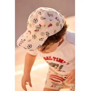 Módní doplněk Dětská bavlněná kšiltovka Mayoral 10149.3E.Baby.PPY2 béžová 12X, vel. 50