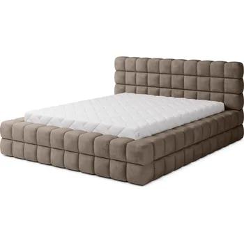 Nábytek Postel SWINDER 160x200 cm, hnědá +možnost VÝNOSU + vyzvednutí ZDARMA