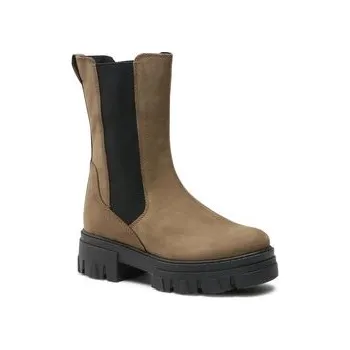 Dámská móda Polokozačky Marco Tozzi 2-25402-41 Khaki 37