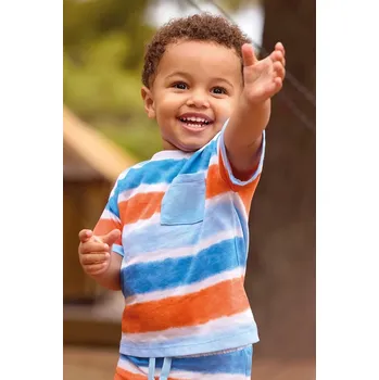 Chlapecké tričko Dětské bavlněné tričko Mayoral 1014.3J.Baby.PPY2 modrá 50X, vel. 98