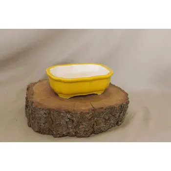 Yixing keramická miska 15,5x11,5x5,2cm Barva: Žlutá