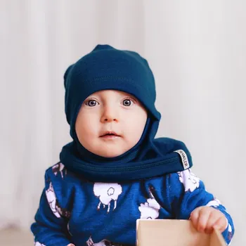 Kukla Crawler Merino kukla ninja 1vrstvá dětská Tmavá petrolejová Velikost: 1