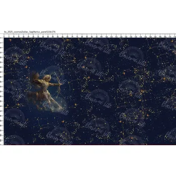 Galanterie Úplet, Střelec, zvěrokruh, panel (E) (Top kvalitní úplet Bella)