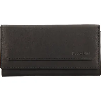 Módní doplněk dámská peněženka kožená V-25/E - černá - BLK