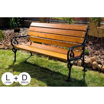 Zahradní lavice PROFIBA Litinová lavička Schönbrunn 4P