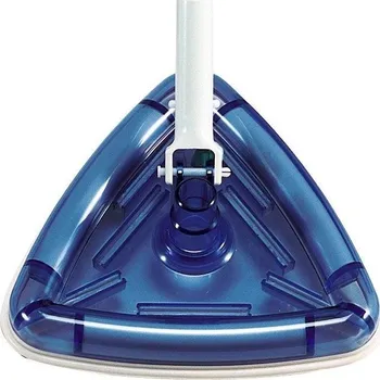 Bazénový kartáč VÁGNER POOL Vysavač trojúhelníkový průhledný, připojení 32/38 mm vp-603602