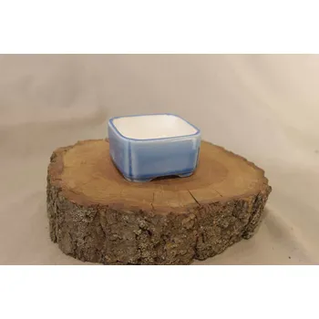 Květináč Yixing keramická miska 9,5x9,5x5cm Barva: Zelená