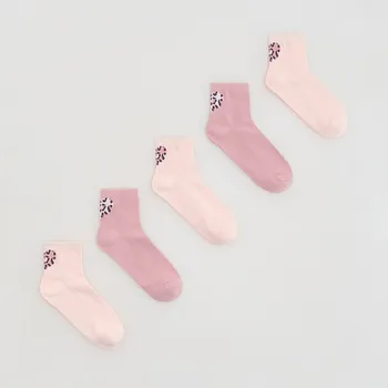 Dětská móda Reserved - Ponožky 5 ks - růžová - 904IH-30X - 904IH-30X-K34