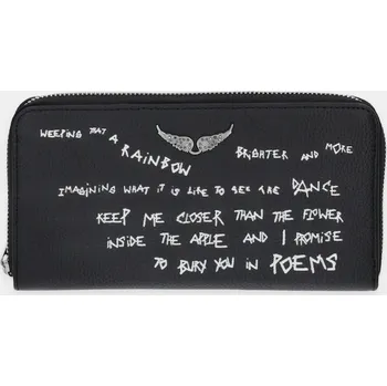 Kožená peněženka ZADIG&VOLTAIRE LWSG03734 černá 99X, vel. ONE SIZE