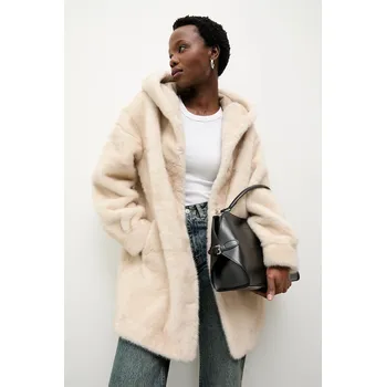 Dámský kabát Kabát Answear.LAB 5009.fh béžová 01X, vel. L