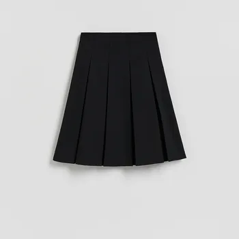 Dámská sukně Reserved - Rozšířená midi sukně - černý - 835HS-99X - 835HS-99X-L