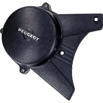 Blok motoru RSM Technologie Černý plastový kryt spojky pro Peugeot 103, Vogue