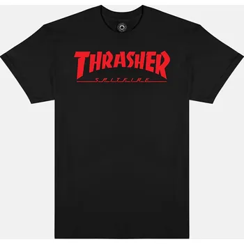Pánské tričko Pánské tričko THRASHER "SPITFIRE - BIG HEAD JAKE" černé Barva: Černá, Velikost: L