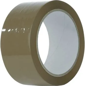 Lepicí páska CleverPack Lepicí páska Akryl HNĚDÁ TICHÁ 48mm x 60m
