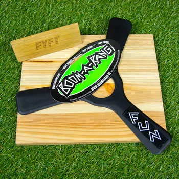 Frisbee Bumerang Fun Rang - dostupný spolehlivý boomerang Barva: Černá