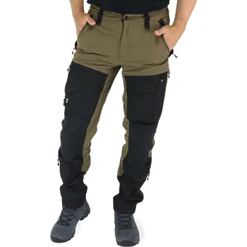 Pánské kalhoty Asoto Fjallvik pánské outdoor kalhoty pohodlné hnědé DWR voděodpudivé Stretch XXL