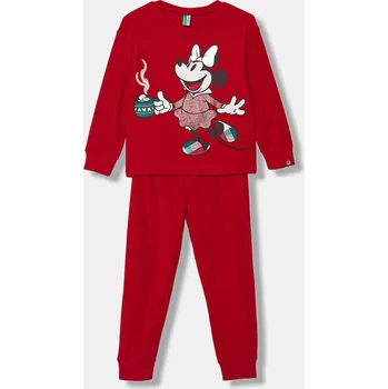 Pánské pyžamo Dětské pyžamo United Colors of Benetton 3I470P09M.G.Seasonal červená 33X, vel. 90