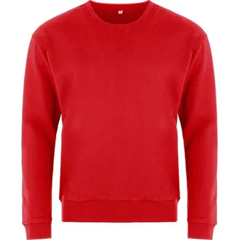 Pánská mikina Mikina přes hlavu bez kapuce HOKAS - červená: 3XL