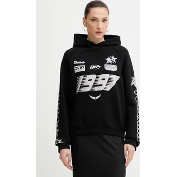 Pánská mikina Bavlněná mikina ZADIG&VOLTAIRE JWSS01675 černá 99X, vel. M