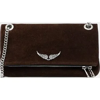 Kabelka Semišová kabelka ZADIG&VOLTAIRE LWBA04200 hnědá 88X, vel. ONE SIZE