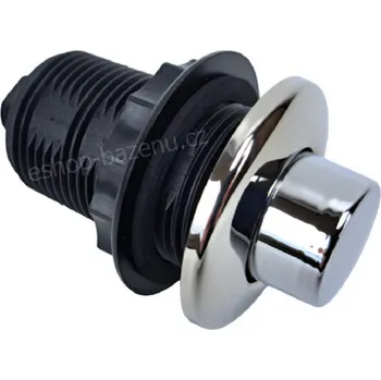 Bazénový protiproud VÁGNER POOL Pneumatické tlačítko CHROM (vystouplé) vp-520606