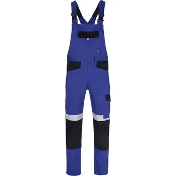 montérky Pracovní kalhoty s laclem Primo - modré: 68