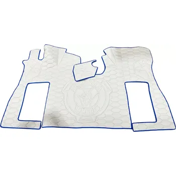 Ochranný autopotah Podlaha SCANIA NTG S (odpružená/odpružená)- béžová, modré prošívání