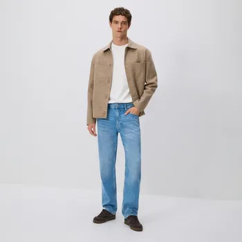 Pánské džíny Reserved - Džíny straight fit - modrá - TU886-50J - TU886-50J-364