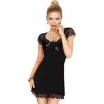 Dámská noční košile s krátkým rukávem Dkaren Barva/Velikost: černá / S