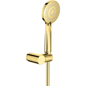 Deante Arnika, ruční sprchová hlavice s bodovým držákem, zlatá matná, DEA-NQA_Z41K