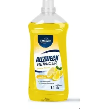Čistič podlahy Deluxe Allzweck 1L Zitrone Frische universální čistič na podlahy - žlutý
