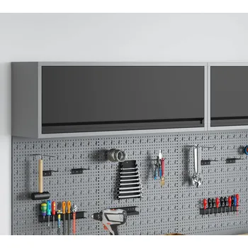 Dílenský stůl vidaXL Pracovní skříň se zásuvkou 10 pcs Červená 200 x 55 x 200 cm [3321489]