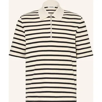 Pánská košile Jil Sander Pánské Pletené Polo Tričko, béžová / tmavě modrá, L