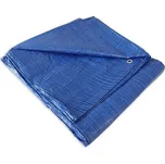 Nepromokavá krycí plachta s oky MODRÁ 6x10 m - Standard