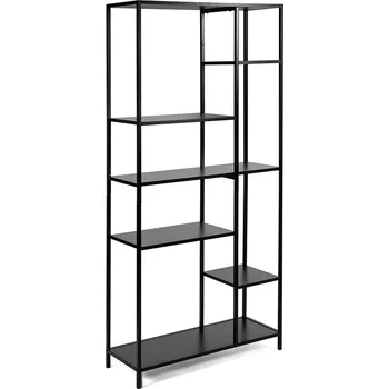 police Regál ZELCAN 10, černá/kov + vyzvednutí ZDARMA