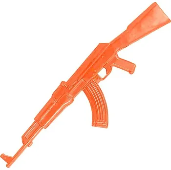 Sebeobrana Cvičná puška samopal AK47 gumový oranžový