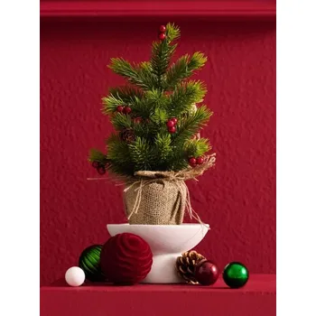 umělá květina Sinsay - Dekorativní umělá rostlina - červená - 474HE-33X - 474HE-33X-ONE