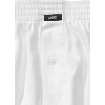 Pánské spodní prádlo Pleas Pánské boxerky RELAX bílá 4XL (085080-100-060)