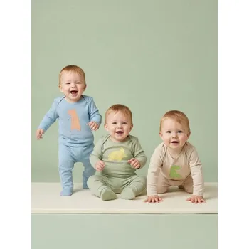 Oblečení a móda Sinsay - Sada 3&nbsp;bavlněných body s&nbsp;potiskem - krémová - 9970E-01X - 9970E-01X-74