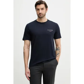 Pánské tričko Tričko Tommy Hilfiger MW0MW41456 námořnická modř 59X, vel. XXL